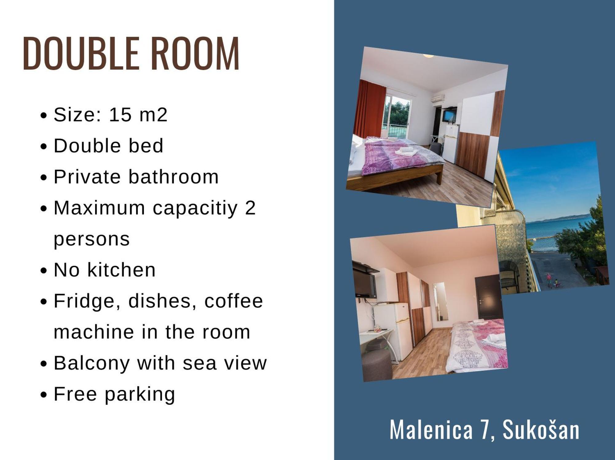 Guest House Malenica Sukošan Værelse billede